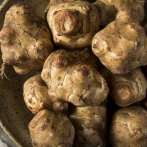 8 Jerusalem Artichoke Tubers For Planting - Organic Sunchoke, Sunroot Tubers - Freshly Dug - Outdoors - Zone: 3 to 9 - Spring, Fall Planting