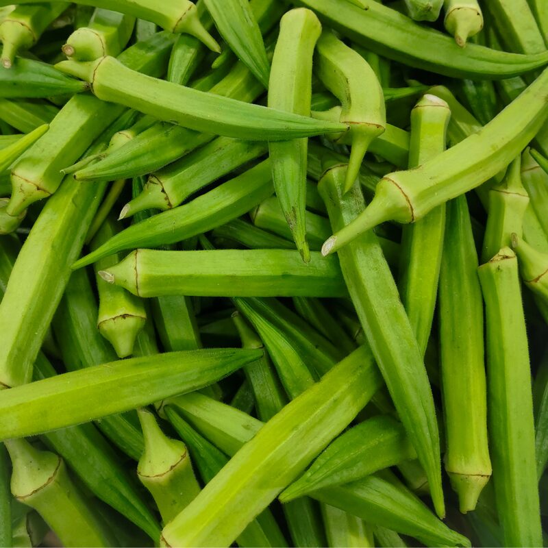 Cowhorn Okra Seeds