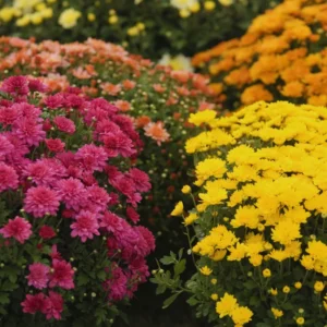 4 Live Mix Chrysanthemum Flower Plants Well Rooted, Chrysanthemum Plants Live Outdoor Indoor