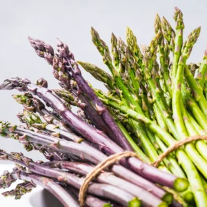 10 Asparagus Bare Roots, Purple Asparagus Roots, Green Asparagus Crowns, Large Asparagus Vegetable Bulbs