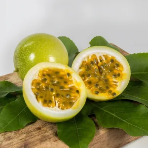 Passion Fruit Tree Live Plant, Yellow Passion Fruit Tree - 5 to 10 Inch Tall, Well Rooted, Ready for Planting