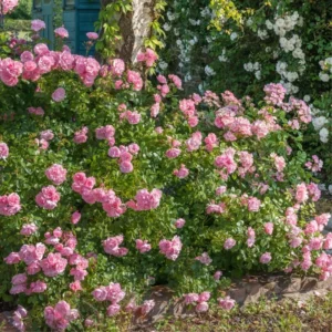 Pink Rose Bush Plant Live Shrub for Planting, Fragrant Rose Bushes Plant Live, Pink Rose for Planting, Starter Size, 4 to 10 Inc Tall