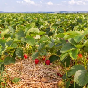 Quinalt Everbearing Strawberry 25 Bare Root Plants - Huge Fruit Size Strawberry Bareroots for Planting