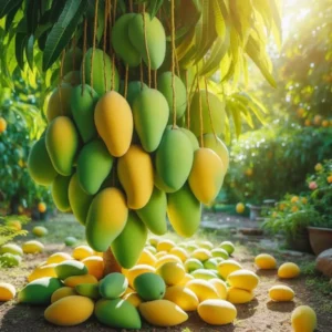 Valencia Pride Mango Tree Live Plant Grafted, 2 to 3 Feet Tall in 3 Gallon Pot, Ready to Bear Fruit in 1 Year, Sweet Mango Tree for Planting, No CA, HI, PR, GU, AK