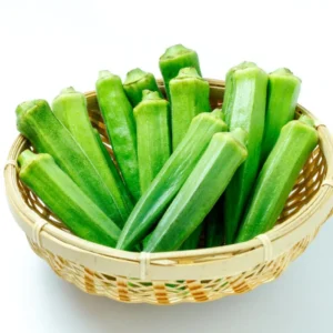Green Okra Seeds, Spineless Okra Seeds, Vegetable Seeds For Planting Outdoor Indoors, 400 Seeds