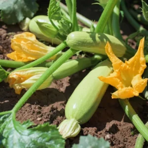 White Squash Seeds, White Zucchini Seeds, Squash Vegetable Seeds For Planting, 75 Seeds