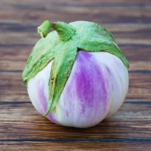 100 Eggplants Seeds, Small White Purple Eggplants Seeds For Planting Outdoor, Eggplants Vegetable Seeds