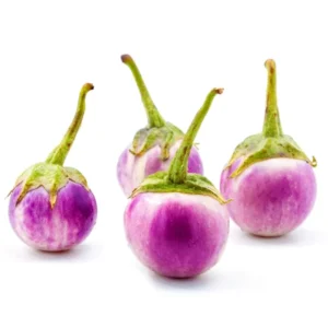 100 Eggplants Seeds, Small White Purple Eggplants Seeds For Planting Outdoor, Eggplants Vegetable Seeds