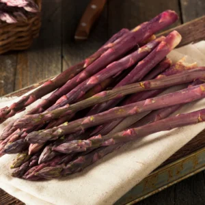 10 Asparagus Bare Roots Plant, Mix Asparagus Roots, Green And Purple Asparagus Bulbs For Growing, Large Asparagus Crowns