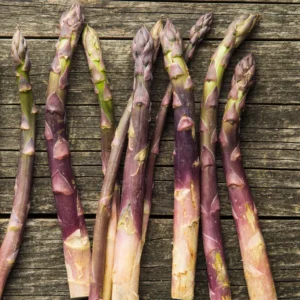 10 Asparagus Bare Roots Plant, Mix Asparagus Roots, Green And Purple Asparagus Bulbs For Growing, Large Asparagus Crowns