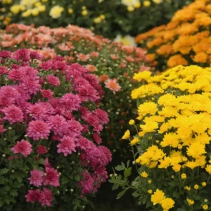 2 Chrysanthemum Flower Live Plants, 4 to 6'' Tall, Purple Flowers, Chrysanthemum Plant Live Plugs, Mums Plant Live