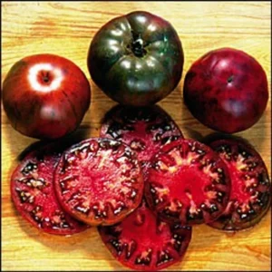 100 Heirloom Tomato Seeds for Planting Outdoors, Garden Vegetable Seeds - Cherokee Purple Tomato