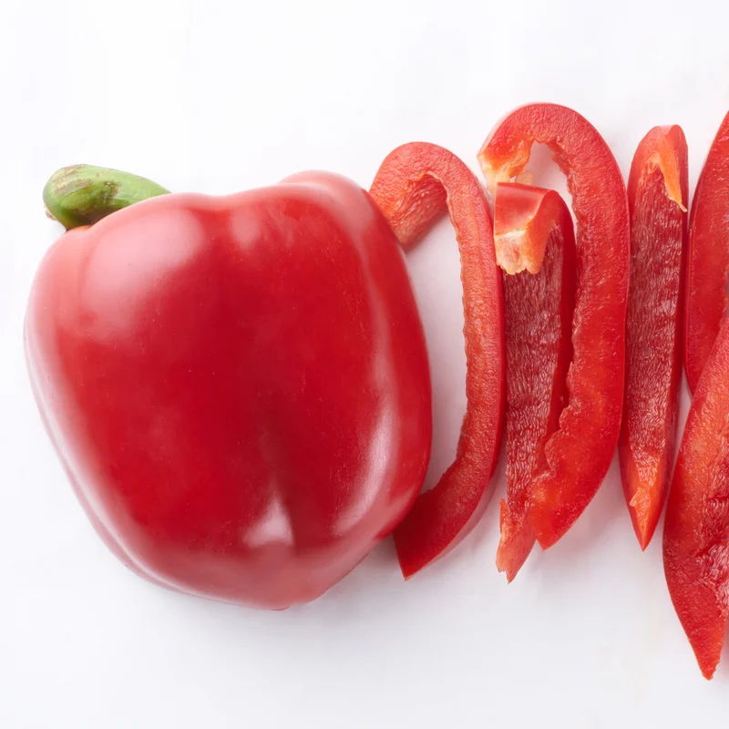 100 Pepper Seeds for Planting Outdoors, High Germination Rate, Non GMO, Heirloom Seeds - Red Bell Pepper Seeds