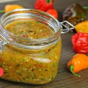 Set 2 Jamaican Scotch Bonnet Pepper Plants Live, 90 Days Old Pepper, Extremely Hot, No Pot