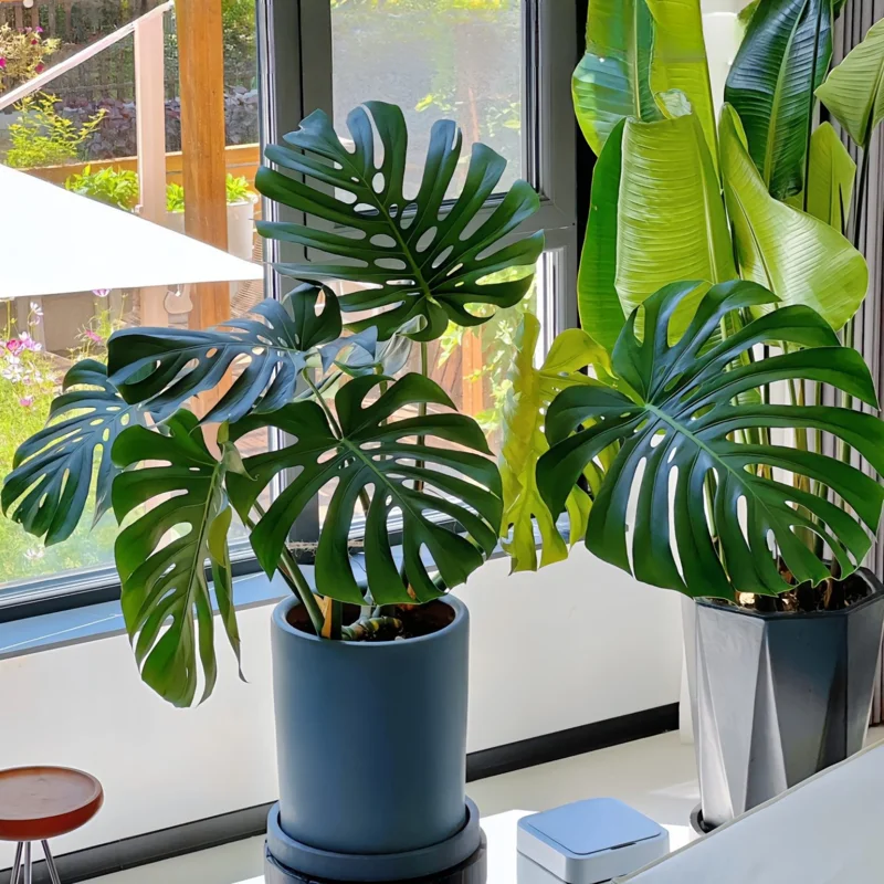 Monstera Deliciosa Plant Live - 4 Inch Pot - Easy Care Indoor Plant