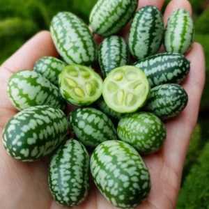 Cucamelon Plants Live - 2 Pack Mini Watermelon Plants - 4-6 Inch Tall - Ready for Planting
