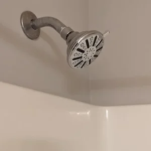 3-Spray Patterns 3.5 in. Single Wall Mount Fixed Shower Head in Sleek Chrome Finish