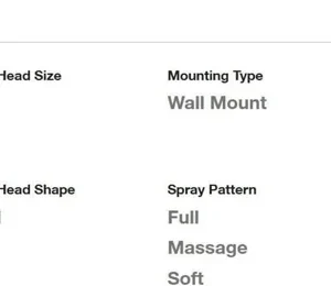 3-Spray Patterns 3.5 in. Single Wall Mount Fixed Shower Head in Sleek Chrome Finish