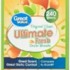 Ultimate Fresh Dryer Sheets, Original Clean, 240 Count