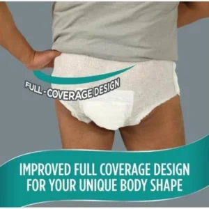 Assurance~ Men's Incontinence Underwear, L/XL, Maximum Absorbency ~ (36 Count) ~ (X-Large) ~ (White) Pack of 1