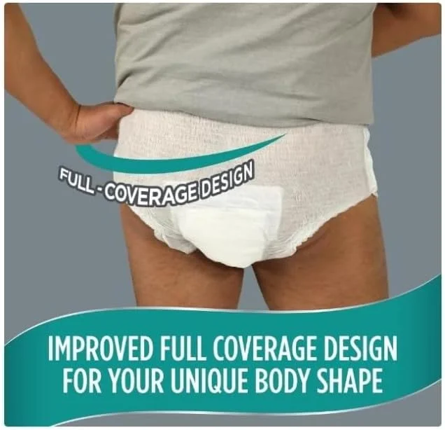 Assurance~ Men's Incontinence Underwear, L/XL, Maximum Absorbency ~ (36 Count) ~ (X-Large) ~ (White) Pack of 1