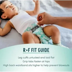 Rascal + Friends New~Born Premium Diapers, 96 Count, 1 Pack (Packaging May Vary)