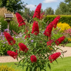 3 Buddleia Butterfly Bush Live Plant Ready to Plant Outdoor, Vibrant Blooms, Starter 5 to 9 Inches Tall, Cold Hardy and Fragrant, Zones 5-9
