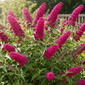 3 Buddleia Butterfly Bush Live Plant Ready to Plant Outdoor, Vibrant Blooms, Starter 5 to 9 Inches Tall, Cold Hardy and Fragrant, Zones 5-9