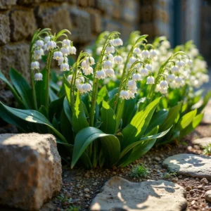 Lily of The Valley Roots - White Flower Bulbs - Indoor Outdoor Planting