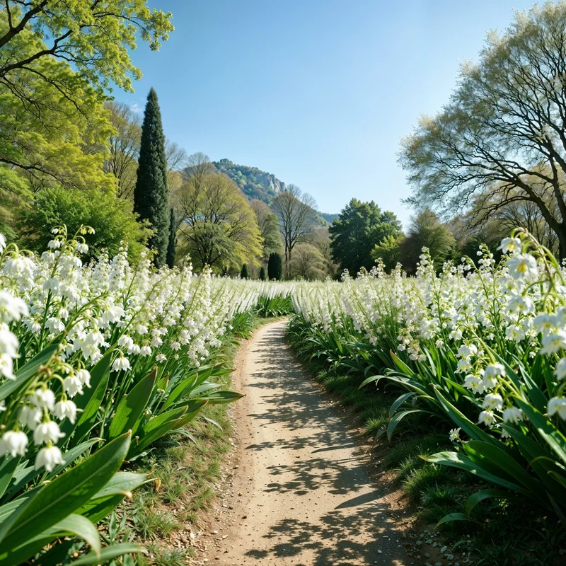 Lily of The Valley Roots - White Flower Bulbs - Indoor Outdoor Planting