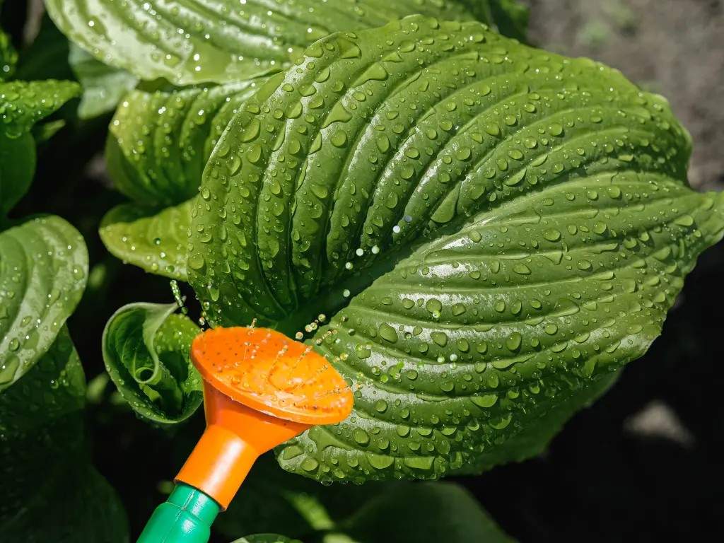 Water Hostas Before the First Frost